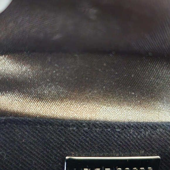 VINTAGE 1990s LIZ CLAIBORNE TAUPE HAND CARRY EVENING BAG NWOT MINT CONDITION - Picture 7 of 11